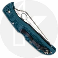 Spyderco Knives Spyderco Endela Lightweight K390 - C243FPK390 - K390 Drop Point - Blue FRN - Lock Back 6 Spyderco Knives Spyderco Endela Lightweight K390 - C243FPK390 - K390 Drop Point - Blue FRN - Lock Back -Case Knives Shop SP C243FPK390 CLOSED BACK