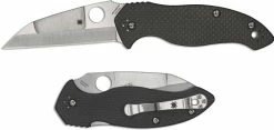 Spyderco Knives Spyderco Canis Knife - C248CFP - Kelly McCann Folder - S30V Modified Wharncliffe - Carbon Fiber / G10 Laminate - Compression Lock