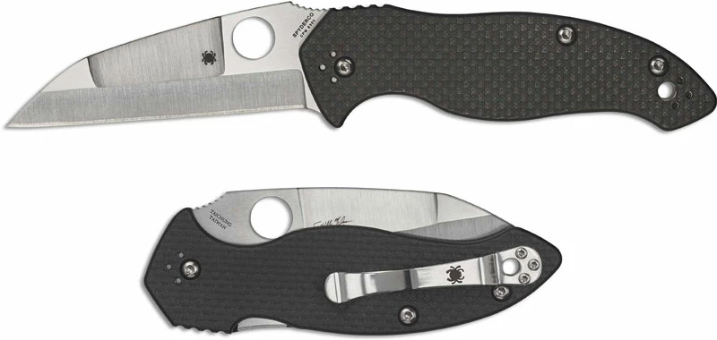 Spyderco Knives Spyderco Canis Knife - C248CFP - Kelly McCann Folder - S30V Modified Wharncliffe - Carbon Fiber / G10 Laminate - Compression Lock 1 Spyderco Knives Spyderco Canis Knife - C248CFP - Kelly McCann Folder - S30V Modified Wharncliffe - Carbon Fiber / G10 Laminate - Compression Lock