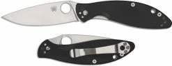 Spyderco Knives Spyderco Astute Knife C252GP - Value Folder - Drop Point Blade - Black G10 Handle - Liner Lock 7 Spyderco Knives Spyderco Astute Knife C252GP - Value Folder - Drop Point Blade - Black G10 Handle - Liner Lock -Case Knives Shop SP C252GP