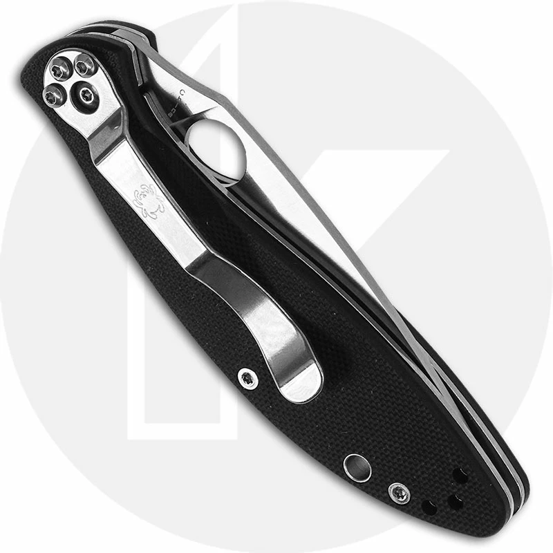 Spyderco Knives Spyderco Astute Knife C252GP - Value Folder - Drop Point Blade - Black G10 Handle - Liner Lock 3 Spyderco Knives Spyderco Astute Knife C252GP - Value Folder - Drop Point Blade - Black G10 Handle - Liner Lock - Image 3