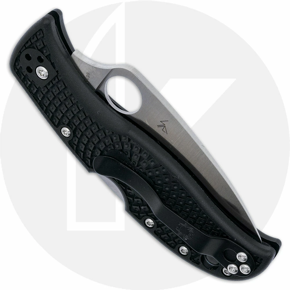 Spyderco Knives Spyderco LeafJumper Knife - C262SBK - Serrated VG-10 Leaf Shape Blade - Black FRN - Lock Back 3 Spyderco Knives Spyderco LeafJumper Knife - C262SBK - Serrated VG-10 Leaf Shape Blade - Black FRN - Lock Back - Image 3