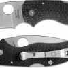 Spyderco Knives Spyderco C41CFFP5 Native 5 Lockback Folding Knife CPM S90V Blade Fluted Carbon Fiber Handle