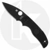 Spyderco Knives Spyderco Native 5 FRN Knife C41PBBK5 Black DLC Plain Edge Blade Black FRN Lock Back USA Made