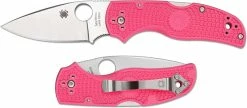 Spyderco Knives Spyderco Native 5 FRN Knife, Pink, SP-C41PPN5