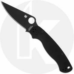 Spyderco Knives Spyderco Para Military 2 Knife - Black CPM S45VN Blade - SP-C81GPBK2