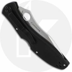 Spyderco Knives: Spyderco Centofante III Knife, SP-C66PBK3 -Case Knives Shop SP PBK3 CLOSED BACK